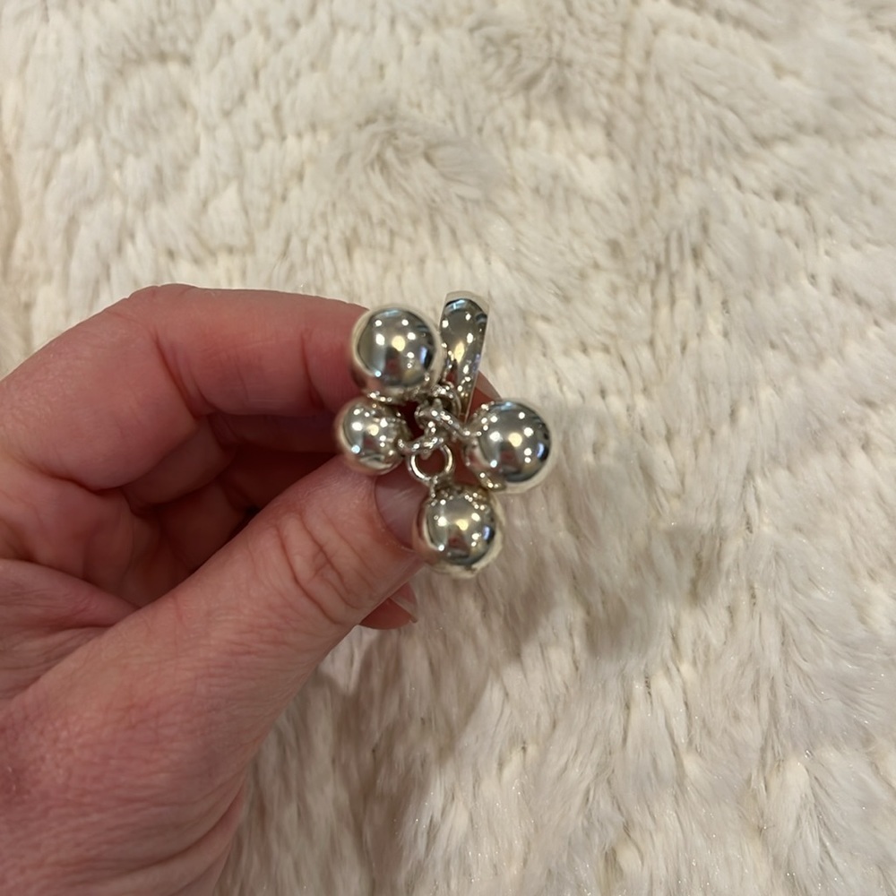 Sterling Silver Fidget Ring size 5 stamped 925 - Picture 3 of 4
